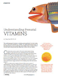 Birthing Magazine 2010 Spring Prenantal Vitamins