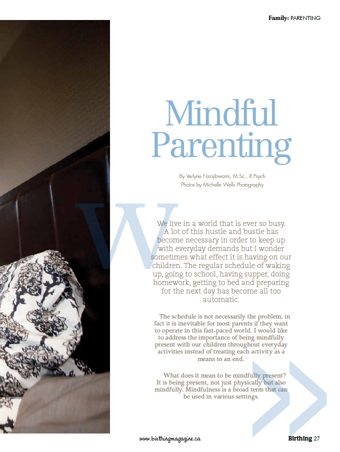 Birthing Magazine 2011 Summer / Fall Parenting