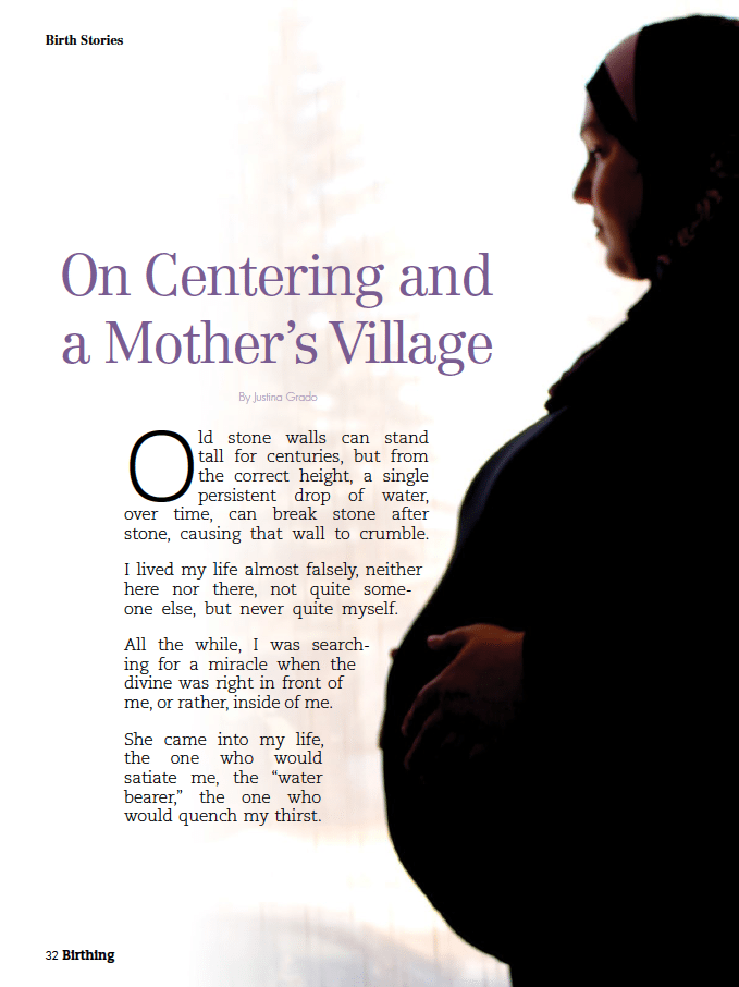 Birthing Magazine 2014 Summer:Fall A Mothers Story