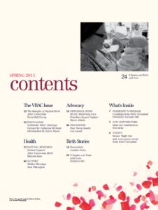 Birthing Magazine 2015 Spring Issue
