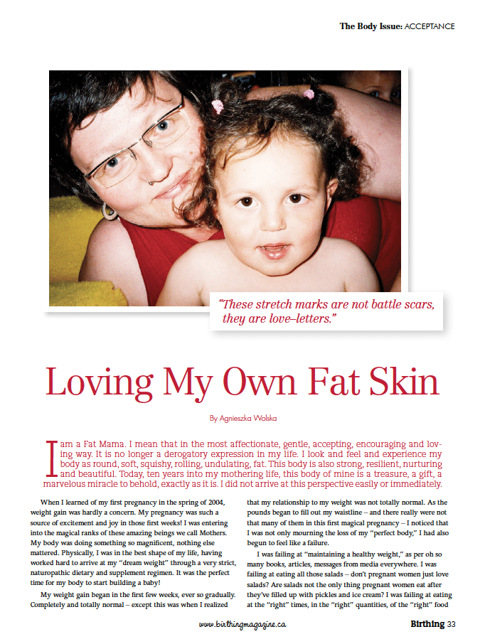 Birthing Magazine 2015 Winter Fat
