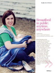Birthing Magazine Winter / Spring 2011 Public Breastfeeding