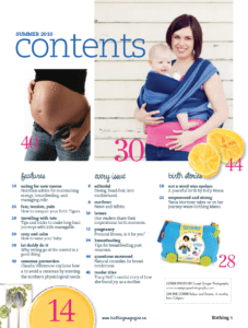 Birthing Magazine Summer 2010 Contents