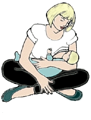 The best breast feeding position 4