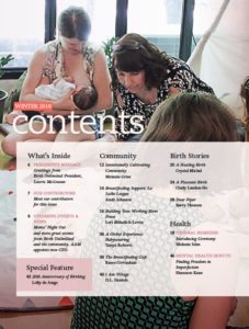 Birthing Magazine: Winter 2018 Sample 1