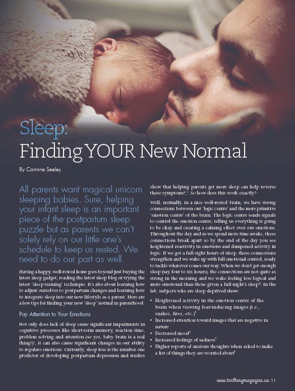 Sleep - Finding your new normal as a newborn parent
